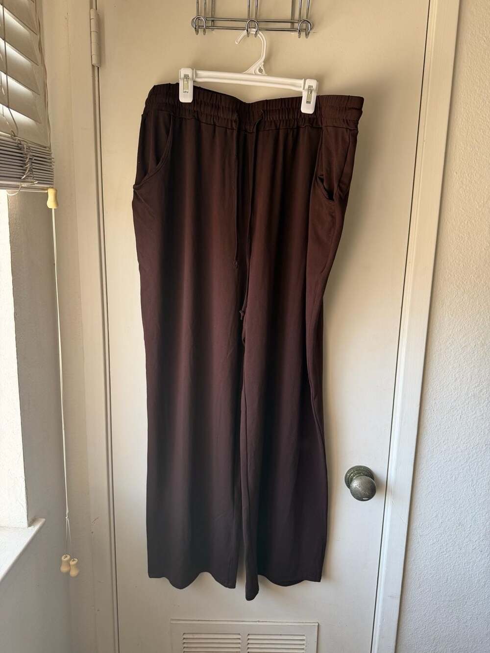 Exchic Women's Wide Leg Drawstring Lounge Pants
